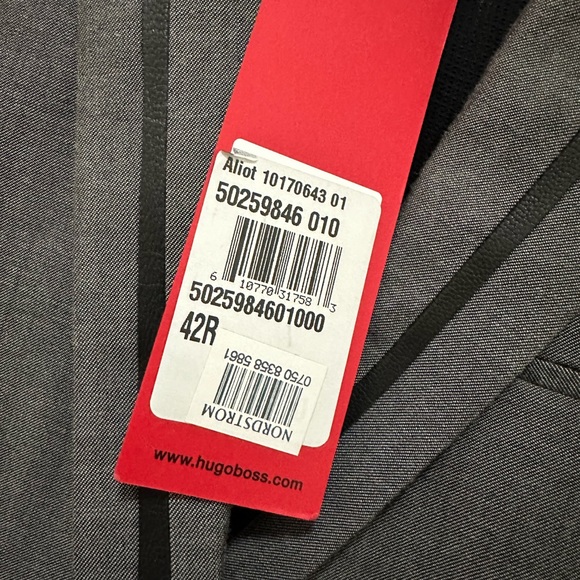 HUGO BOSS Red Label Wool Blazer w/Goat Leather Trim - Picture 4 of 7